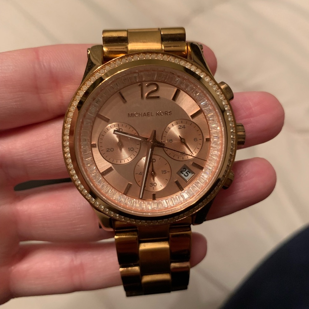 Michael Kors Oversized Rose Gold Women’s Watch